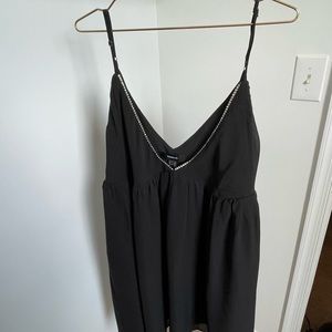 Forever 21 black dress with rhinestones